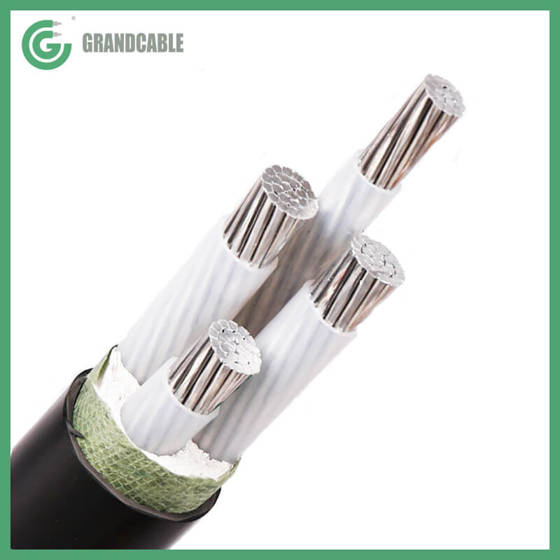 Cable eléctrico IEC 60502-1 de 0.6 / 1kV AL / XLPE / PVC
